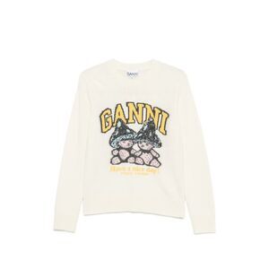 Ganni Neutrals Knitwear - Jumpers Women